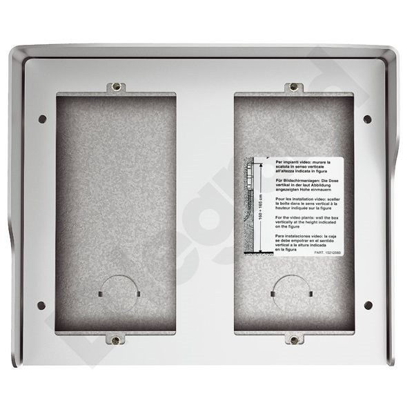 OBUDOWA NATYNKOWA Z DASZKIEM DO PANELI SFERA - 4 MODUŁY - ALUMINIUM - 350641 - LEGRAND
