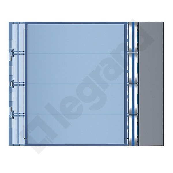 PLAKIETKA MODUŁU Z 4 PRZYCISKAMI - 4 PRZYCISKI - STALOWOSZARA SFERA - 352043 - LEGRAND
