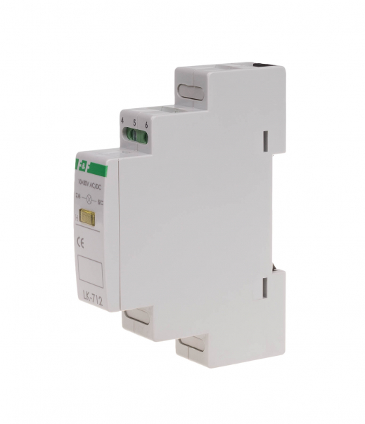 Lampka kontrolna zasilania - jednofazowa LK-712 Y 5÷10V - LK-712Y-5-10V - F&F