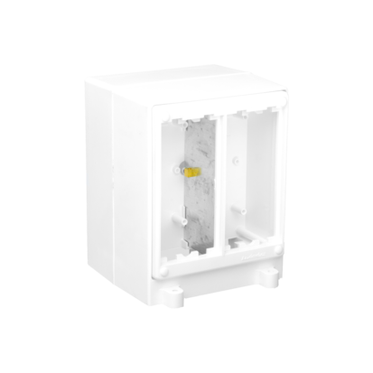 Miniwieża 4-modułowa z ramką, 8x K45; czysta biel - ST400/9 - KONTAKT SIMON