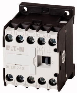 STYCZNIK MOCY 12A AC3 3 BIEGUNY NO MINIATUROWY STYK POMOCNICZY NO STEROWANIE 24V DC DILEM-12-10-G - 127132 - EATON