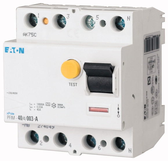 WYŁĄCZNIK RÓŻNICOWY PFIM PFIM-100/4/03-A  - 102871 - EATON