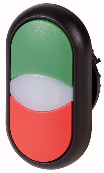NAPĘD PRZYCISKU PODWÓJNEGO Z LAMPKĄ SYGNALIZACYJNĄ M22S-DDL-GR  - 216699 - EATON
