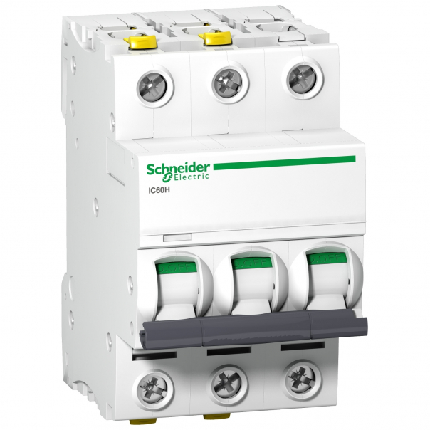 WYŁĄCZNIK NADPRĄDOWY C 20A 3 POLOWY CHARAKTERYSTYKA C IC60H - A9F07320 - SCHNEIDER ELECTRIC