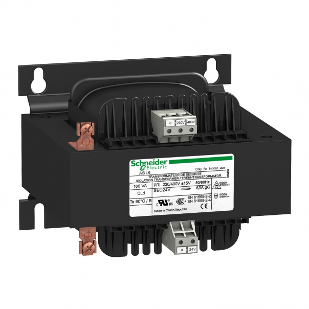 TRANSFORMATOR 1 FAZOWY TRAFO.63VA WE 230(400)V WY 24V - ABL6TS04B - SCHNEIDER ELECTRIC
