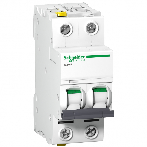 WYŁĄCZNIK NADPRĄDOWY 10A 2 POLOWY CHARAKTERYSTYKA C IC60N - A9F04210 - SCHNEIDER ELECTRIC