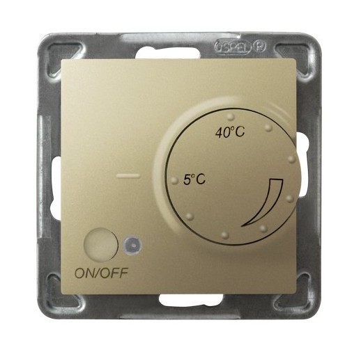 REGULATOR TEMPERATURY ZŁOTY METALIK IMPRESJA - RTP-1Y/m/28 - OSPEL