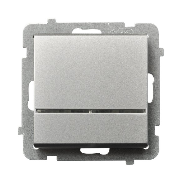 ŁĄCZNIK KONTROLNY SREBRO MAT SONATA - ŁP-12RS/m/38 - OSPEL