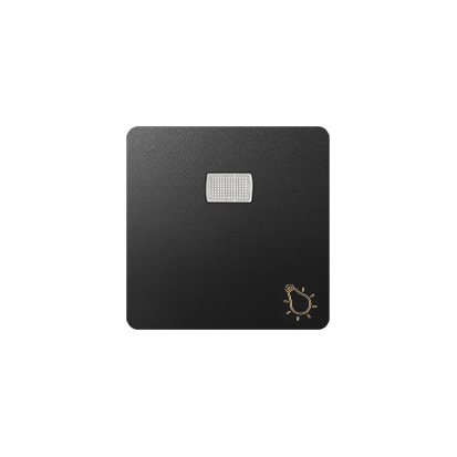 Klawisz z oczkiem i piktogramem "światło"do mechanizmów serii 75; grafit - 82016-38 - KONTAKT SIMON