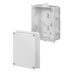 PUSZKA NATYNK PK-6 HERMETYCZNA 158X118X98MM BEZ WKŁADU IP55 BIAŁY EP-LUX TYP PK - 0227-00 - ELEKTRO-PLAST NASIELSK