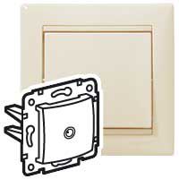 GNIAZDO KOŃCOWE TV 2400 MHZ 14 DB KREMOWE VALENA - 774331 - LEGRAND