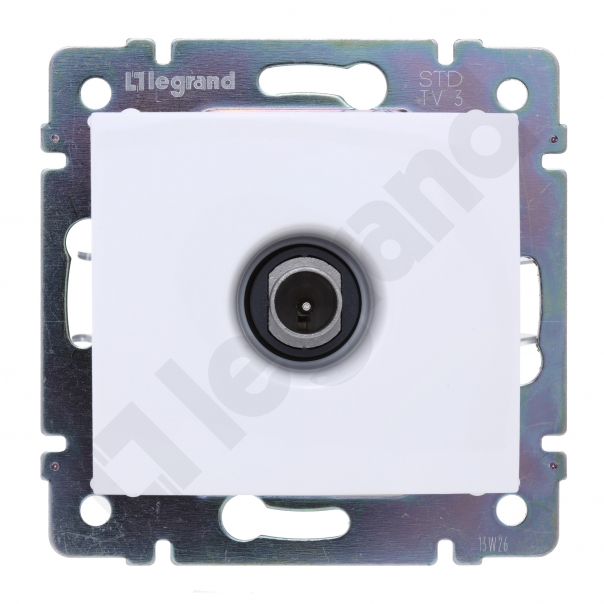 GNIAZDO KOŃCOWE TV 2400MHZ 14 DB BIAŁE VALENA - 774431 - LEGRAND