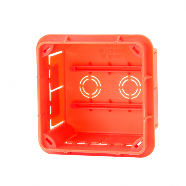 PUSZKA PODTYNK 100X100X62 BIAŁY POKRYWA ZAŚLEPKA TEKTUROWA IP40 PPODTYNK 3 - 11.3 - ZAKŁAD PRODUKCYJNO - HANDLOWY "ELEKTRO-PLAST" SPÓŁKA Z OGRANICZONĄ ODPOWIEDZIALNOŚCIĄ