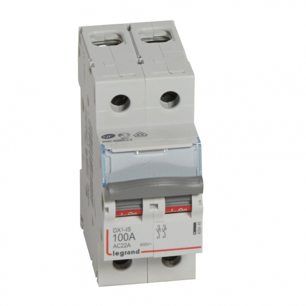 ROZŁĄCZNIK IZOLACYJNY 100A 2 BIEGUNY FR302 - 406449 - LEGRAND