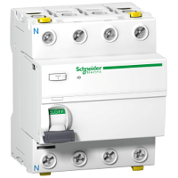 WYŁĄCZNIK RÓŻNICOWY 40A 4-BIEGUNOWY 100MA TYP AC IID-40-4-100-AC - A9Z12440 - SCHNEIDER ELECTRIC
