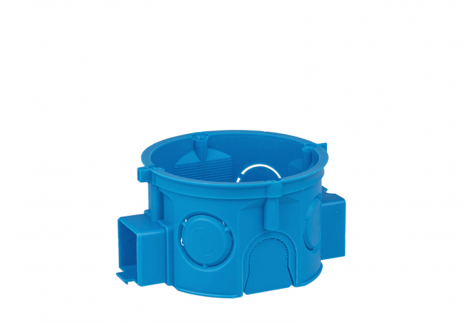 PUSZKA PODTYNK SZEREGOWA PŁYTKA 60 MM BEZHALOGENOWA NIEBIESKA 65X41X60 S60K - 34054203 - SIMET