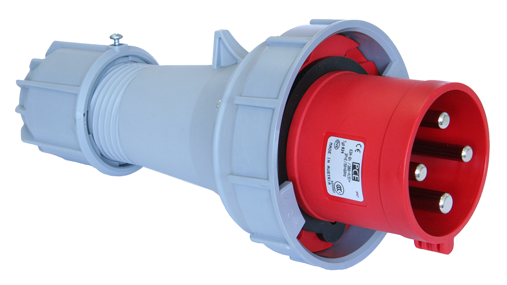 WTYCZKA PRZENOŚNA  POWER TWIST 63A 400V 3P+Z  - 034-6 - PCE