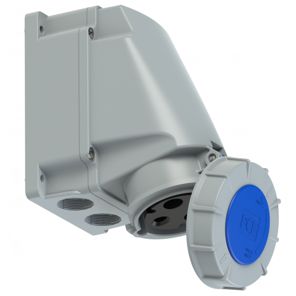 GNIAZDO STAŁE bez dławika 63A 230V 2P+Z  - 133-6 - PCE