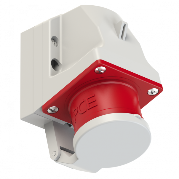 WTYCZKA ODBIORNIKOWA Z KLAPKĄ 16A 400V 3P+Z+N  - 515-6d - PCE