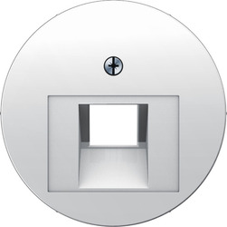 ELEMENT CENTRALNY DO GNIAZDA PRZYŁĄCZENIOWEGO UAE POJEDYNCZEGO KOMPUTEROWEGO I TELEFONICZNEGO BIAŁY POŁYSK R.1/R.3/R.CLASSIC - 14072089 - HAGER - BERKER