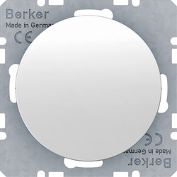 ZAŚLEPKA Z PŁYTKĄ CZOŁOWĄ BIAŁY POŁYSK R.1/R.3 - 10092089 - HAGER