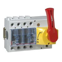 ROZŁĄCZNIK MOCY 63A 4 BIEGUNY NAPĘD FRONTOWY CZERWONY VISTOP - 022315 - LEGRAND