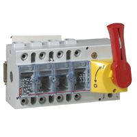ROZŁĄCZNIK MOCY 160A 4 BIEGUNY NAPĘD FRONTOWY CZERWONY VISTOP - 022353 - LEGRAND