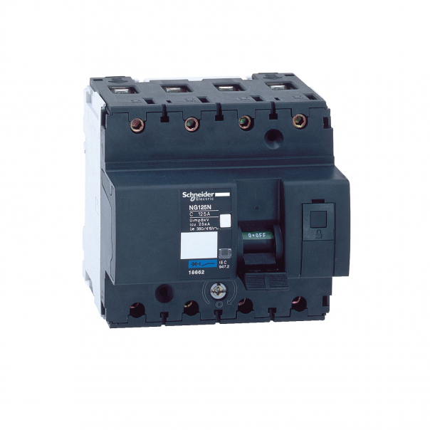 WYŁĄCZNIK NADPRĄDOWY 100A 4 POLOWY NG125N - 18660 - SCHNEIDER ELECTRIC