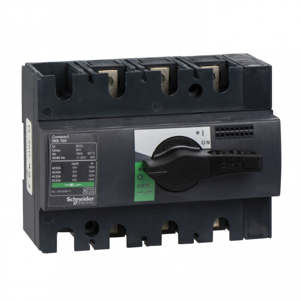 ROZŁĄCZNIK 160A 3 POLOWY INS160 - 28912 - SCHNEIDER ELECTRIC