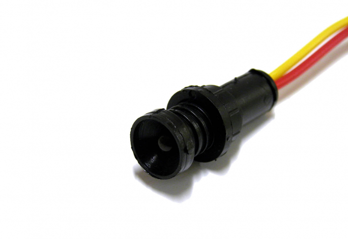 KONTROLKA DIODOWA, KLOSZ 5 MM, 24V CZERWONY KLP5R/24V - 84405001 - SIMET
