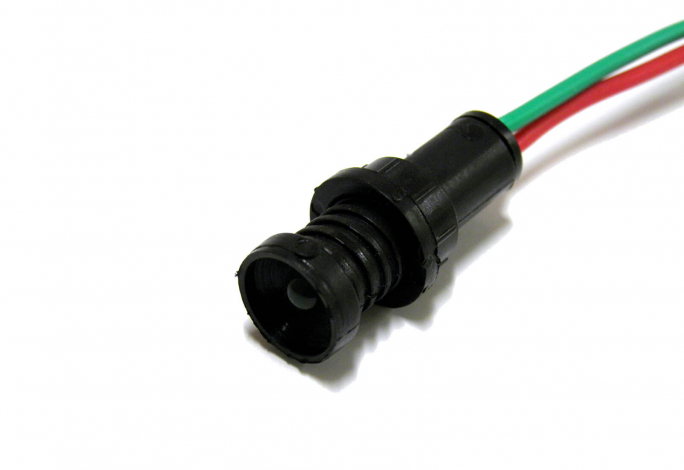 KONTROLKA DIODOWA, KLOSZ 5 MM, 24V ZIELONY KLP5G/24V  - 84405005 - SIMET