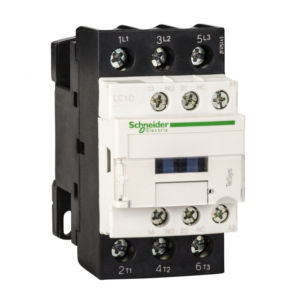 STYCZNIK MOCY 38A AC3 3 POLOWY NZ+NO,24V 50/60HZ TESYS D - LC1D38B7 - SCHNEIDER ELECTRIC