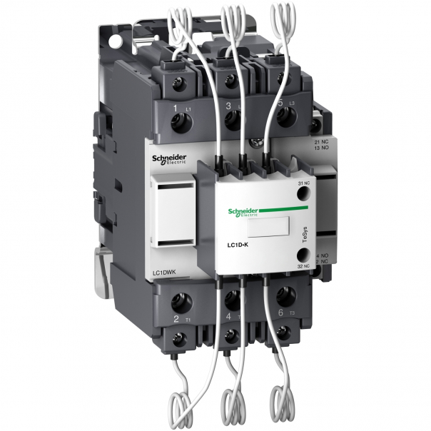 STYCZNIK BATERII KONDENSATOROWEJ 92KVAR 230VACPOMOC.2NZ 1NO - LC1DWK12P7 - SCHNEIDER ELECTRIC