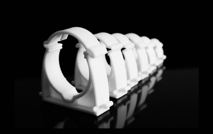 UCHWYT ZAMKNIETY BIAŁY UZ-28 /100SZT/ - 10185 - TTPLAST