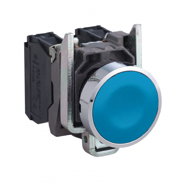 PRZYCISK STEROWNICZY Z SAMOPOWROTEM KRYTY NO NIEBIESKI - XB4BA61 - SCHNEIDER ELECTRIC