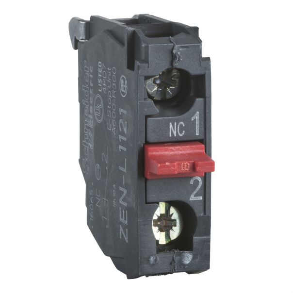 STYK POMOCNICZY 1NC MONTAŻ DO ŚCIANKI TYLNEJ - ZENL1121 - SCHNEIDER ELECTRIC