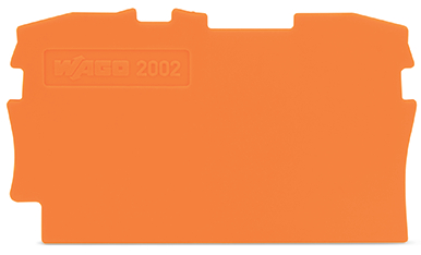 ŚCIANKA KOŃCOWA POMARAŃCZOWA TOBJOBS - 2002-1292 - WAGO