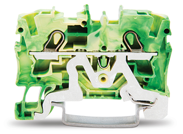 ZŁĄCZKA SZYNOWA PRZELOTOWA 2X4MM2 ŹÓŁTO-ZIELONY TOBJOBS - 2004-1207 - WAGO