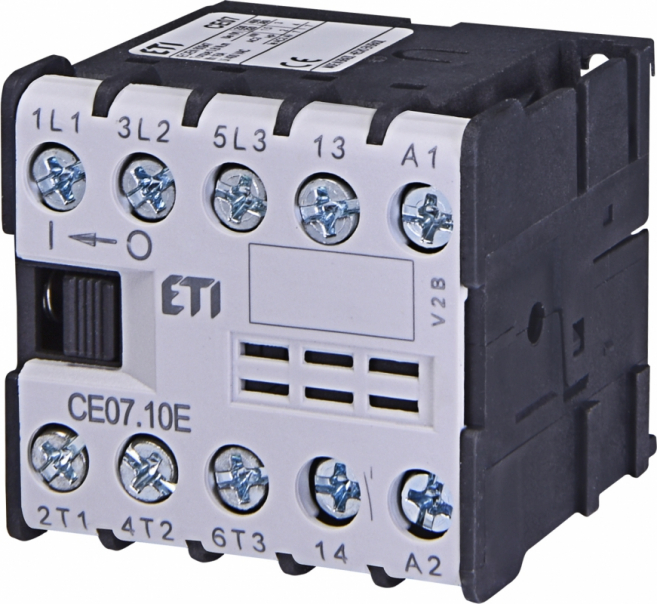 STYCZNIK SILNIKOWY-MINI CE07.10-24V-50/60HZ - 004641020 - ETI