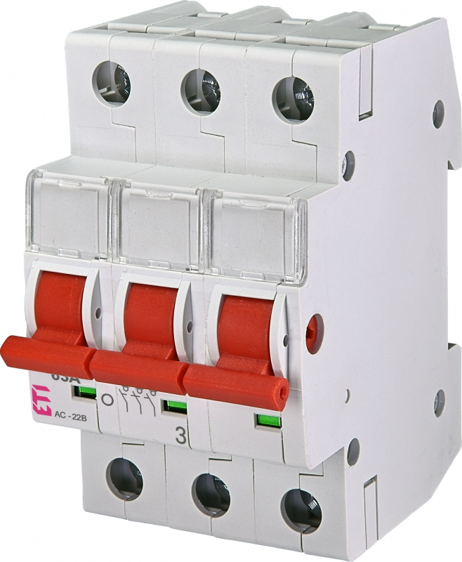 ROZŁĄCZNIK IZOLACYJNY 63A 3 BIEGUNY 63A SV363 - 002423314 - ETI