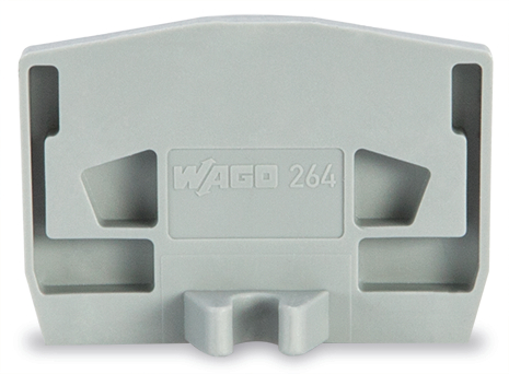 ŚCIANKA KOŃCOWA POMARAŃCZOWA. - 264-364 - WAGO