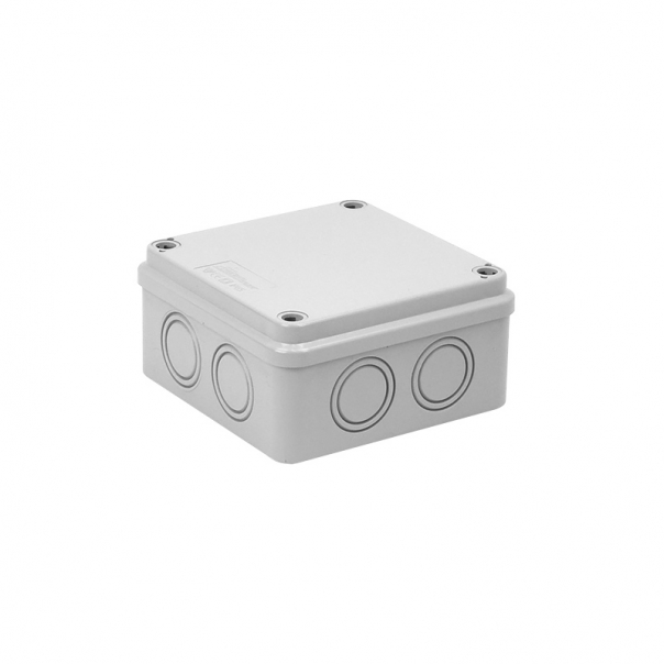 PUSZKA NATYNK 108X108X56MM Z OSŁABIENIAMI IP65 HERMETYCZNA SZARY PH-1A,1 - 28.12 - ZAKŁAD PRODUKCYJNO - HANDLOWY "ELEKTRO-PLAST" SPÓŁKA Z OGRANICZONĄ ODPOWIEDZIALNOŚCIĄ