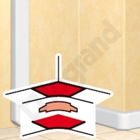 KĄT WEWNĘTRZNY DO WYS 50MM Z 1 PRZEGRODĄ DLP - 010606 - LEGRAND