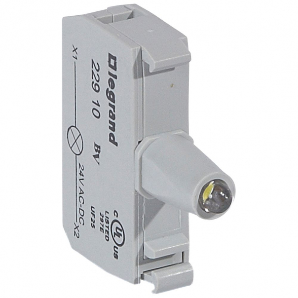 KORPUS DO GŁÓWEK PODŚWIETLANYCH BIAŁY 24 V, ZACISKI ŚRUBOWE OSMOZ - 022910 - LEGRAND