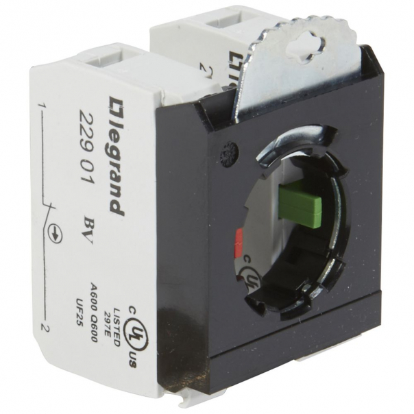 KORPUS KOMPLETNY, GŁÓWKA BEZ PODŚWIETLENIA 1Z + 1R + UCHWYT POTRÓJNY ZACISKI ŚRUBOWE OSMOZ - 022976 - LEGRAND