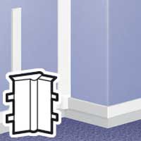 KĄT WEWĘTRZNY REGULOWANY 75 X 20 BIAŁY DLP - 030301 - LEGRAND
