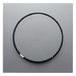 ELEMENT CENTRALNY Z POKRĘTŁEM REGULACYJNYM DO ŚCIEMNIACZA OBROTOWEGO ALU B.KWADRAT/B.7 - 11371404 - HAGER