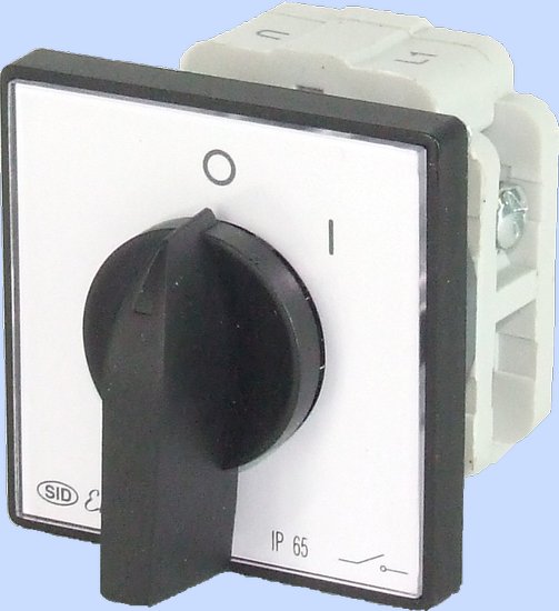 ŁĄCZNIK KRZYWKOWY W OBUDOWIE 25-52 WŁĄCZ-WYŁĄCZ JEDNOFAZOWY 0-I IP-65 - 922552 - ELEKTROMET DZIERŻONIÓW