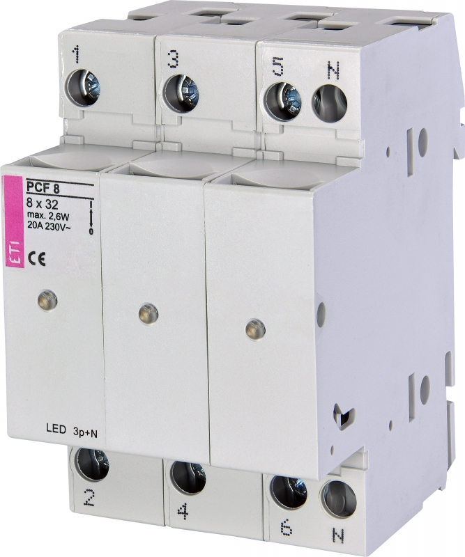 ROZŁĄCZNIK BEZPIECZNIKOWY PCF 8 3P+N LED - 002530015 - ETI