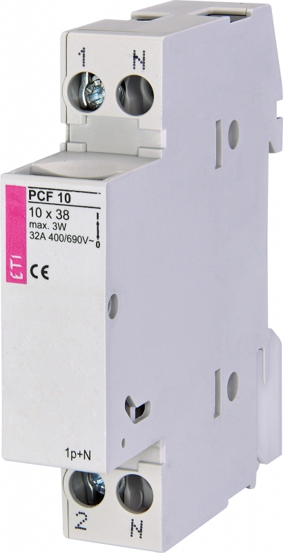 ROZŁĄCZNIK BEZPIECZNIKOWY PCF 10 1P+N - 002550002 - ETI